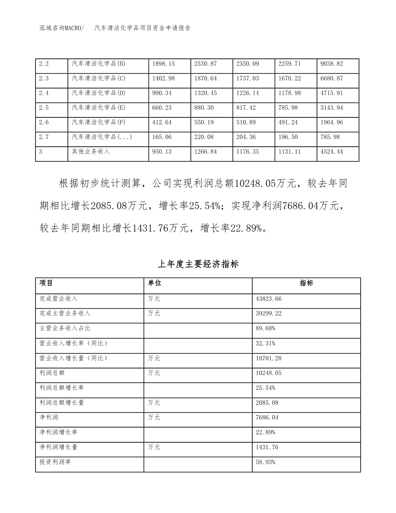 汽车清洁化学品项目资金申请报告.docx_第5页