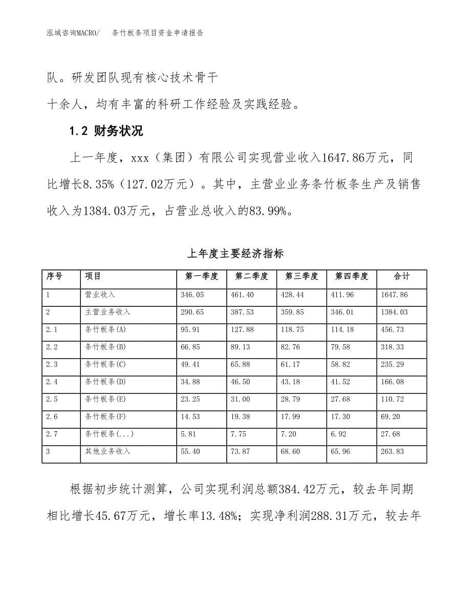 条竹板条项目资金申请报告.docx_第5页