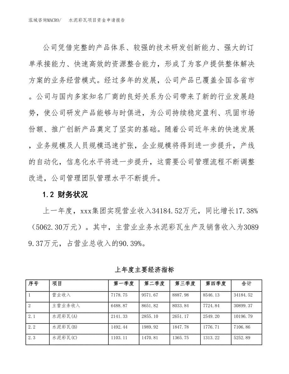 水泥彩瓦项目资金申请报告.docx_第5页