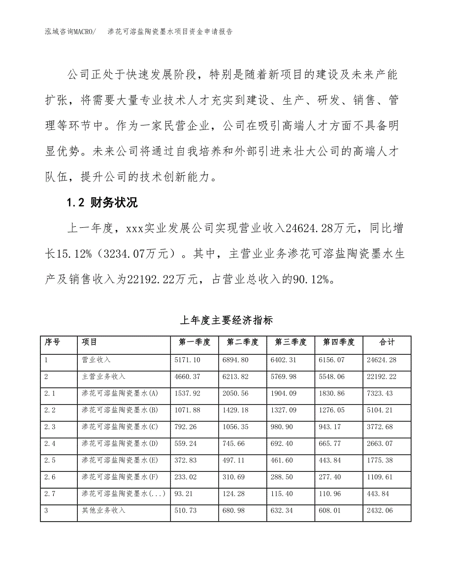 渗花可溶盐陶瓷墨水项目资金申请报告.docx_第4页