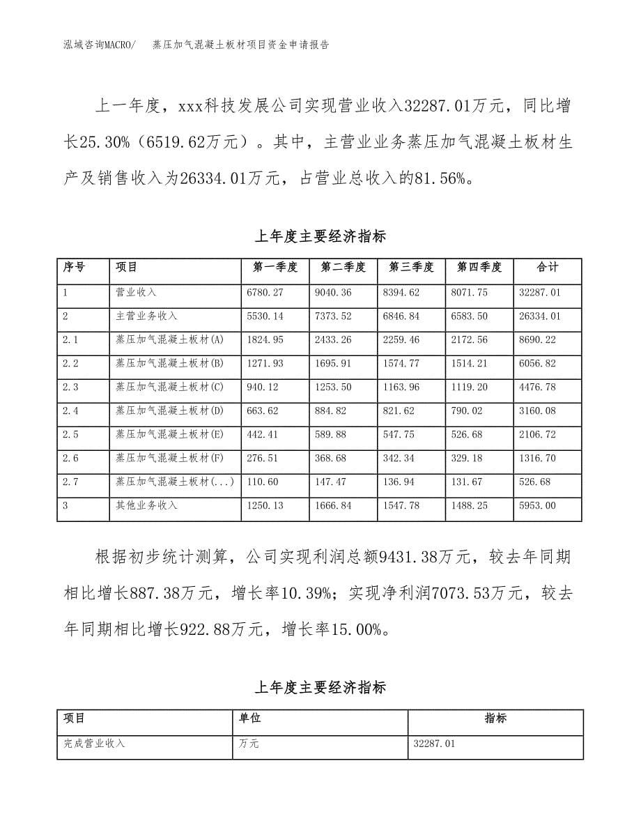 蒸压加气混凝土板材项目资金申请报告.docx_第5页