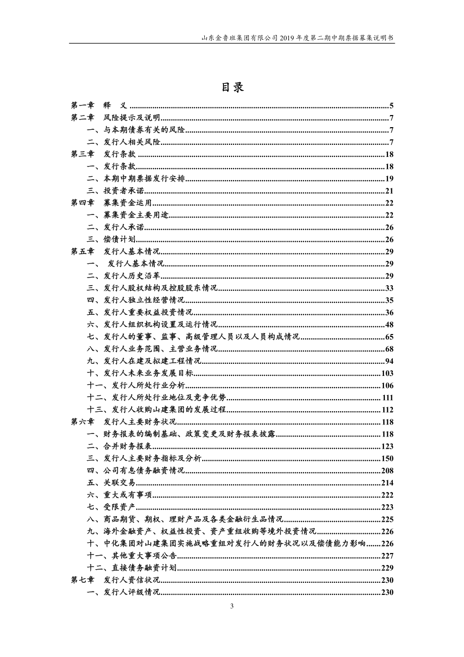 山东金鲁班集团有限公司2019年度第二期中期票据募集说明书_第3页