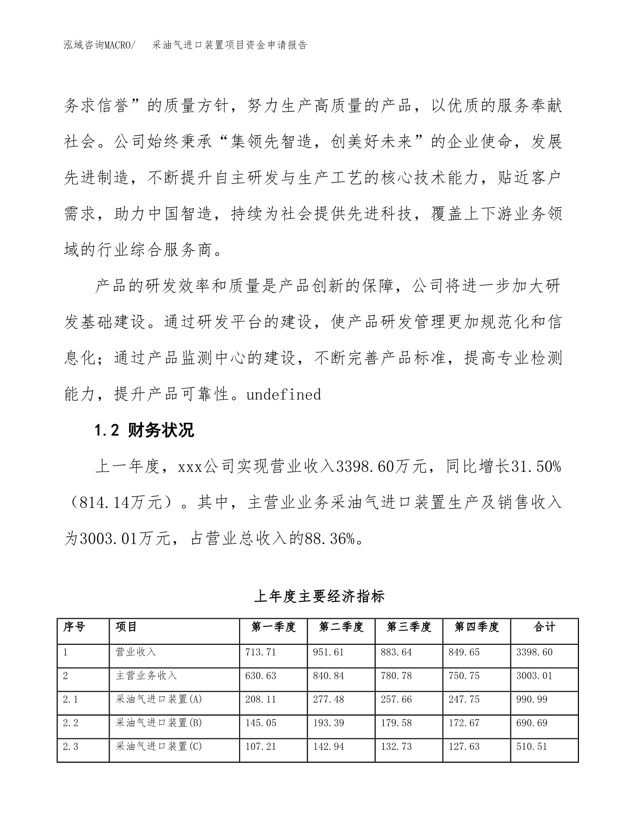 采油气进口装置项目资金申请报告.doc_第4页