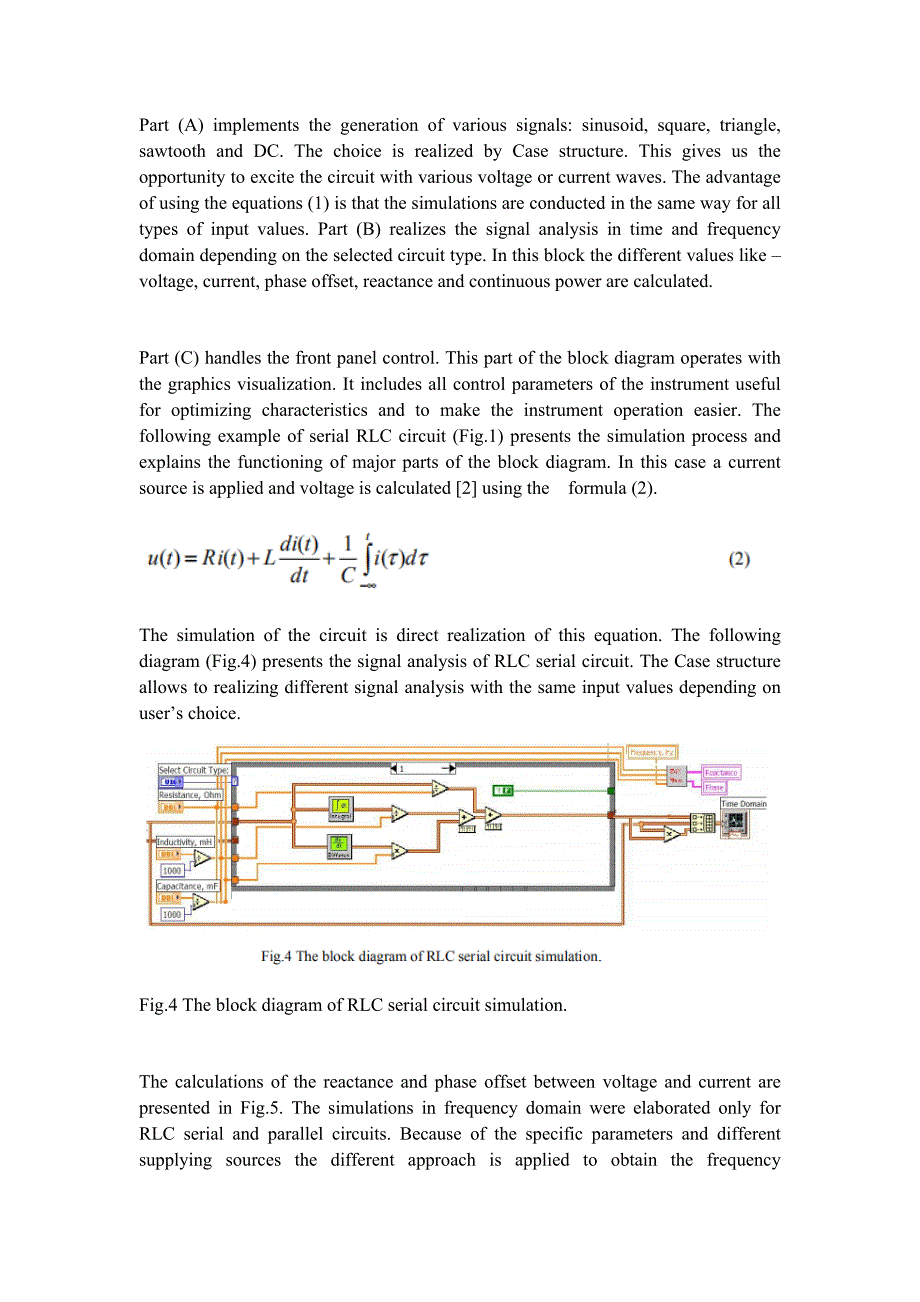 【精品文档】496关于电气工程自动化编程控制有关的外文文献翻译成品：基于LabView的双通道示波器设计和基本电路仿真（中英文双语对照）_第4页