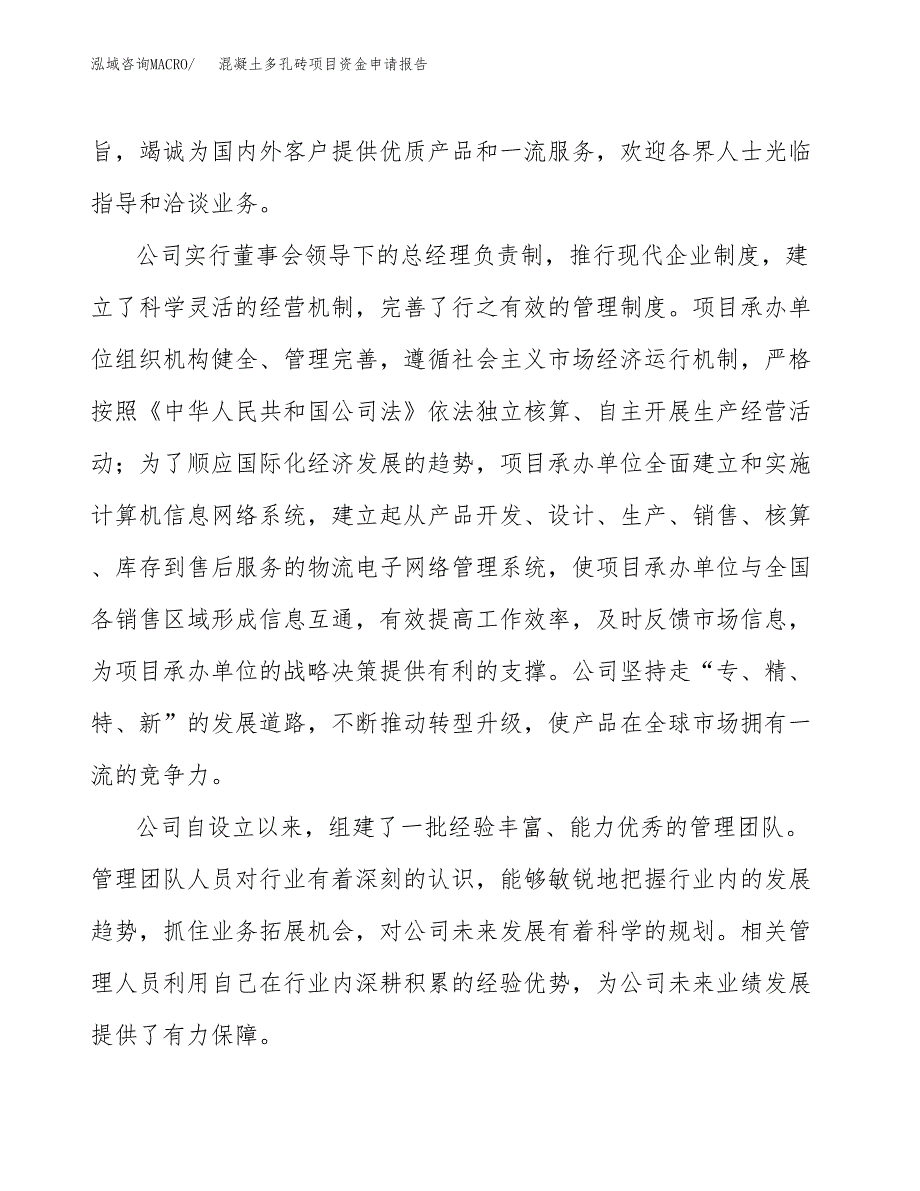 混凝土多孔砖项目资金申请报告.docx_第4页