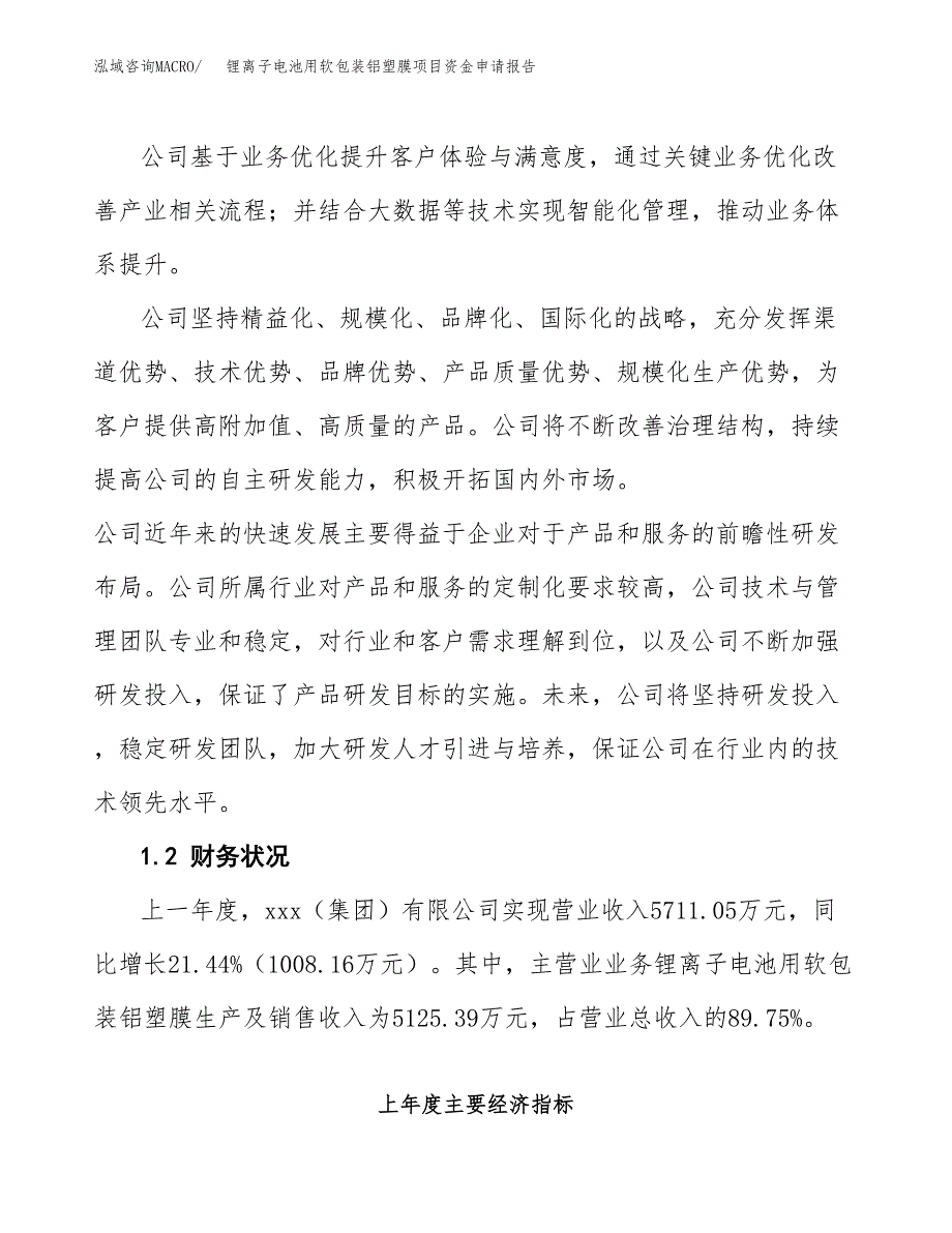 锂离子电池用软包装铝塑膜项目资金申请报告.docx_第4页