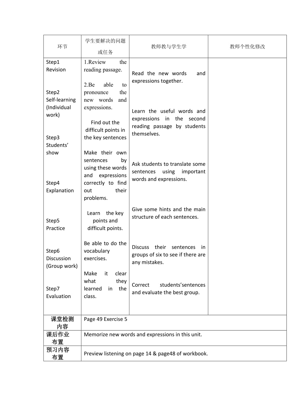 湖南省道县沙田中学人教高中英语必修四教案：unit3 Language study II （using language） .doc_第2页