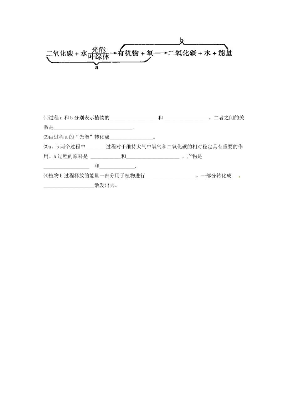 济南版七年级生物上学期期中试题.doc_第5页