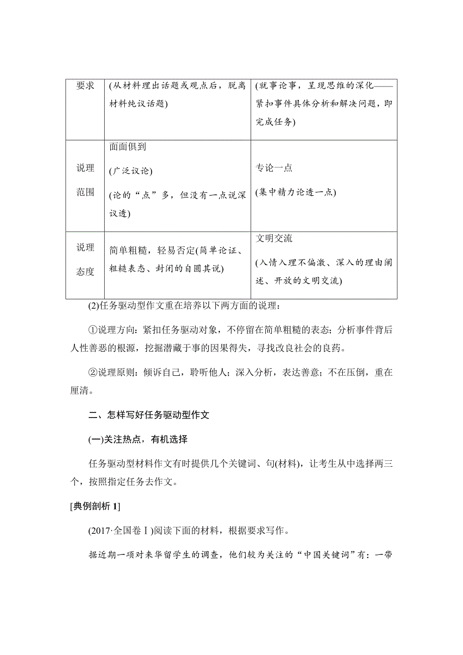 新高考大二轮语文大题考点汇编第7大题Ⅰ任务驱动型作文写作指导Word版含解析_第3页