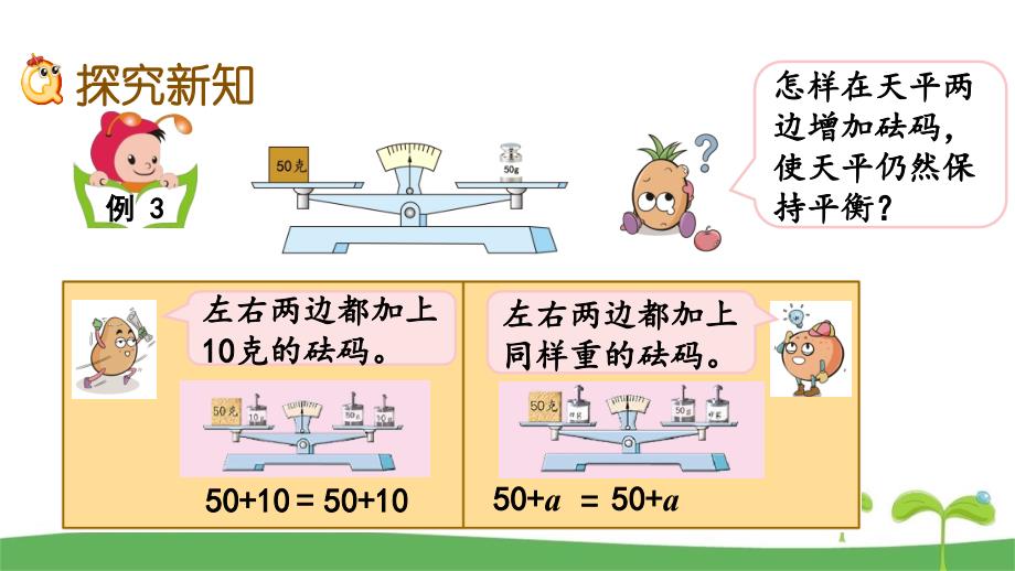 苏教版五下数学1.2用等式性质解方程（1）课件_第3页