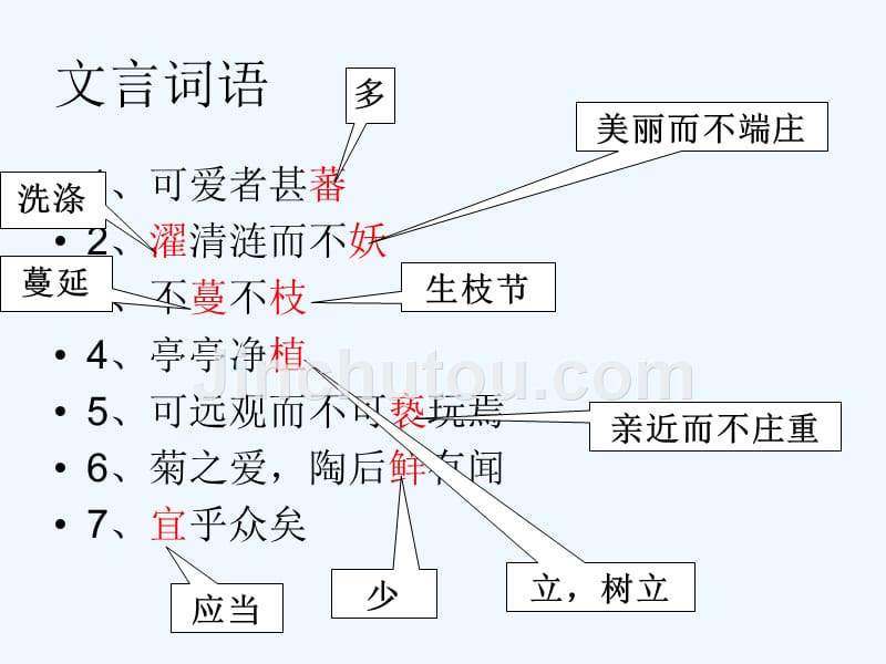 河大版语文八下《爱莲说》ppt复习课件.ppt_第3页