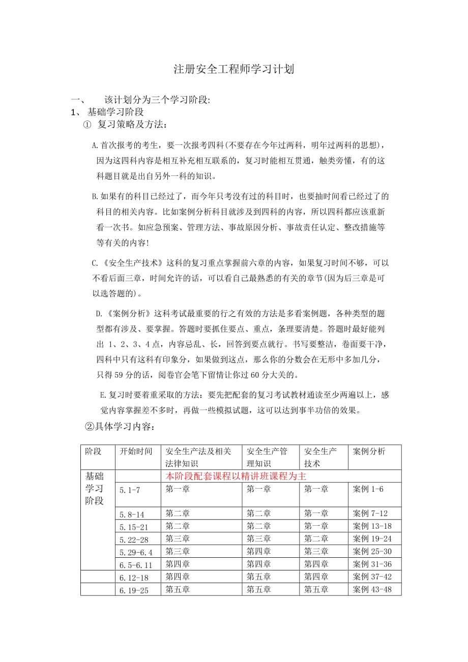 安全工程师学习计划 (144天通四关)_第1页