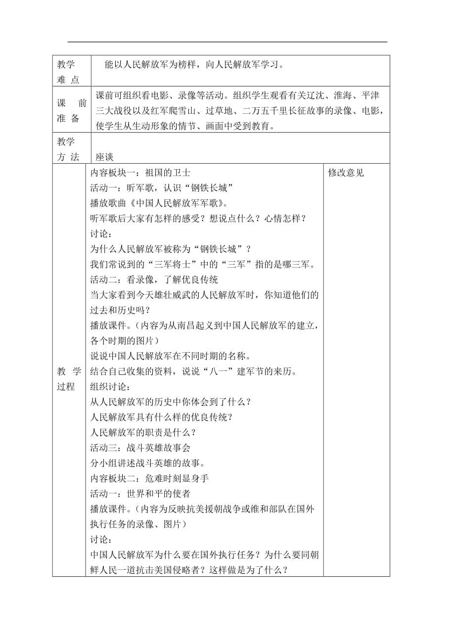 二年级下品德与社会教案我们的希望和骄傲未来版_第5页