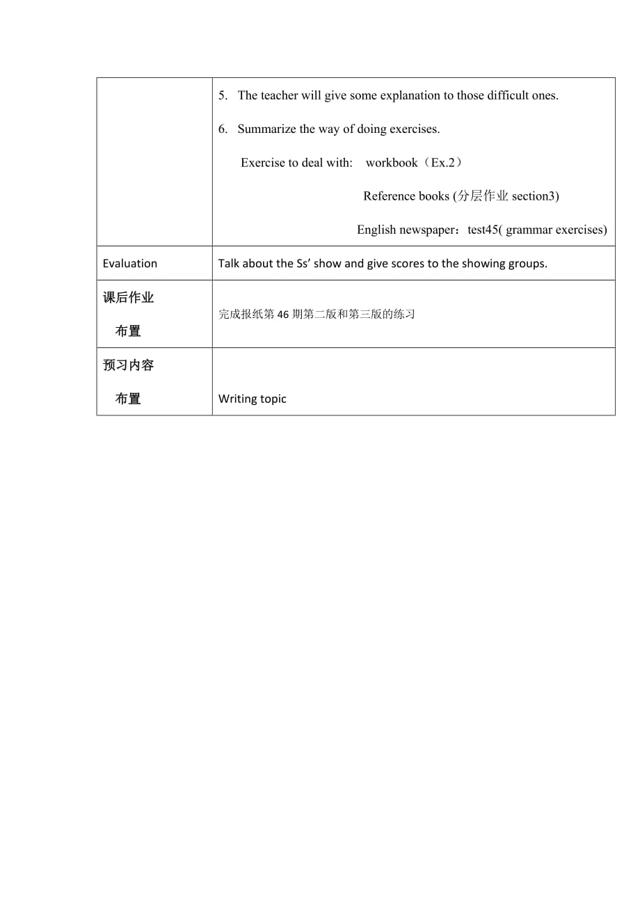 湖南省道县沙田中学人教高中英语必修四教案：unit3 Grammar practice .doc_第2页