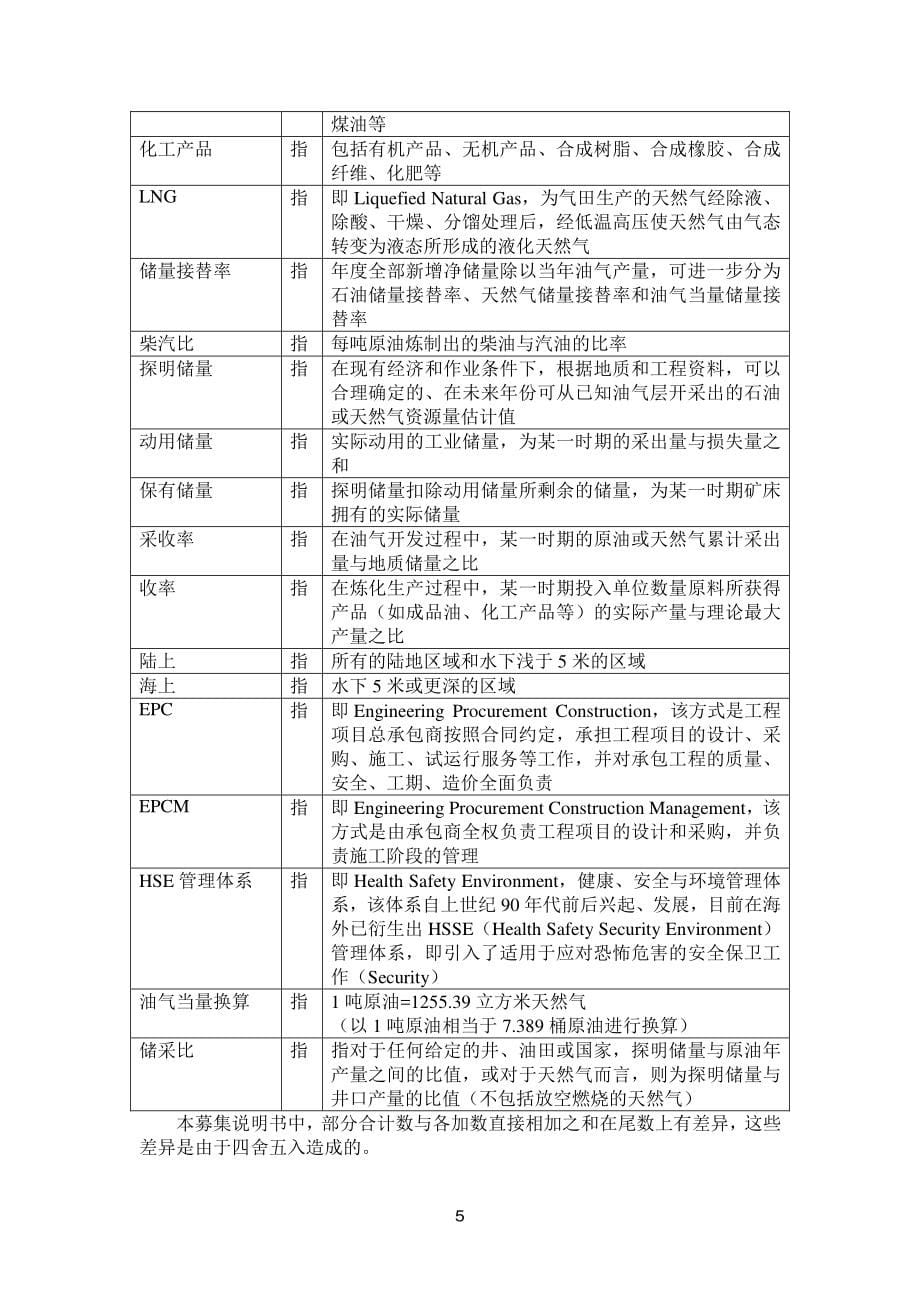 中国石油天然气集团有限公司2019第六期中期票据募集说明书_第5页