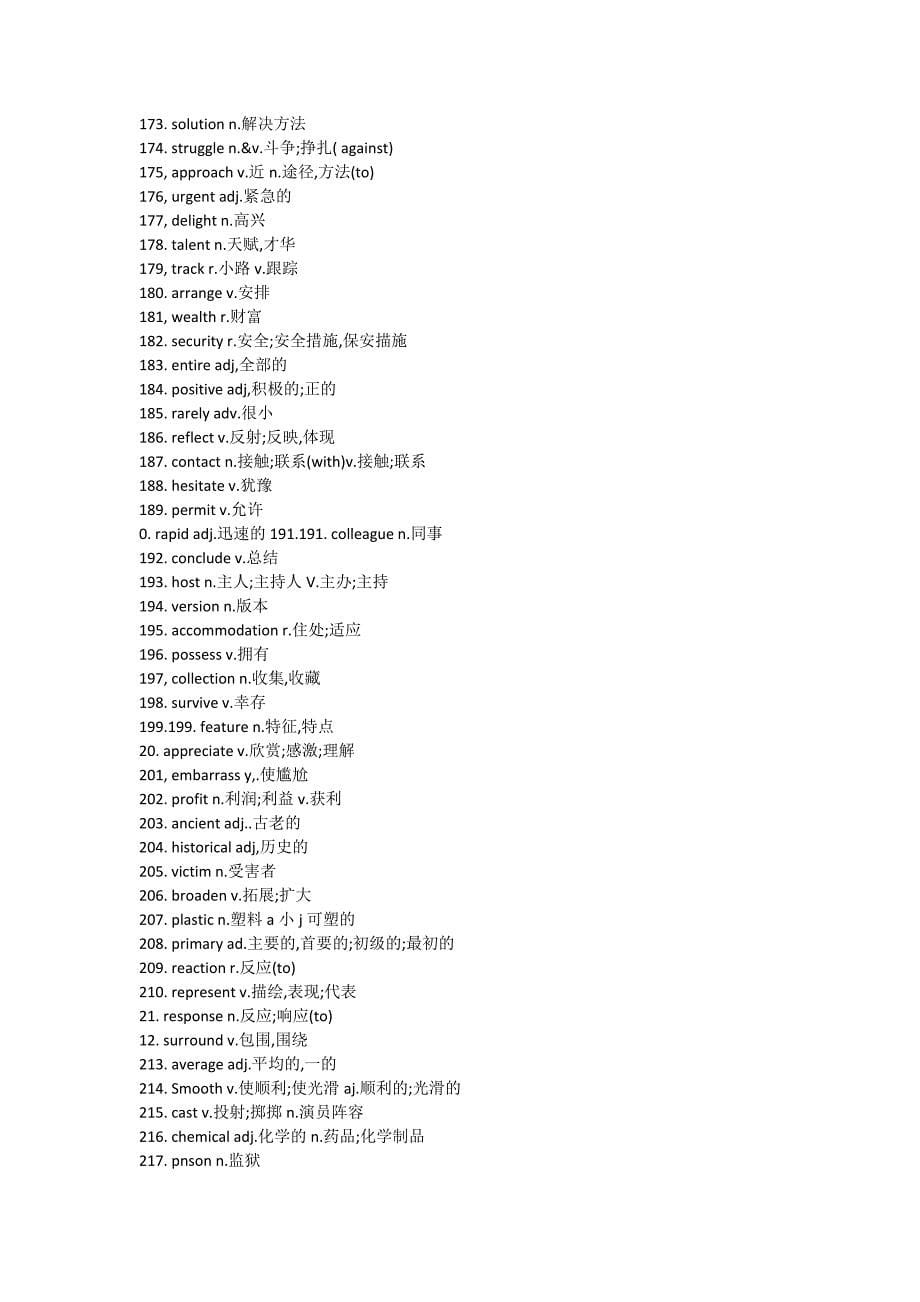 历年真题核心高频688个词汇_第5页