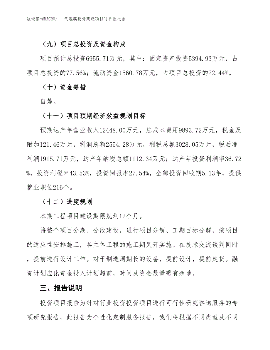 关于气泡膜投资建设项目可行性报告（立项申请）.docx_第4页