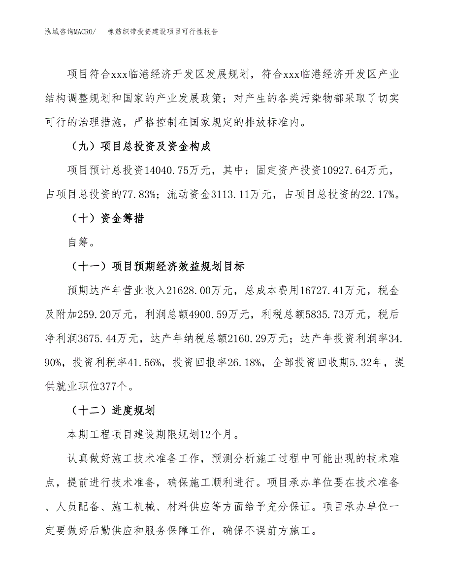 关于橡筋织带投资建设项目可行性报告（立项申请）.docx_第4页