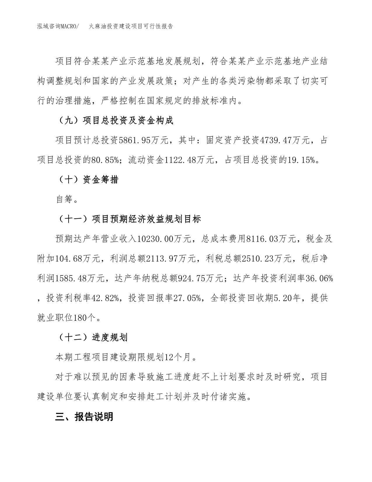 关于火麻油投资建设项目可行性报告（立项申请）.docx_第4页