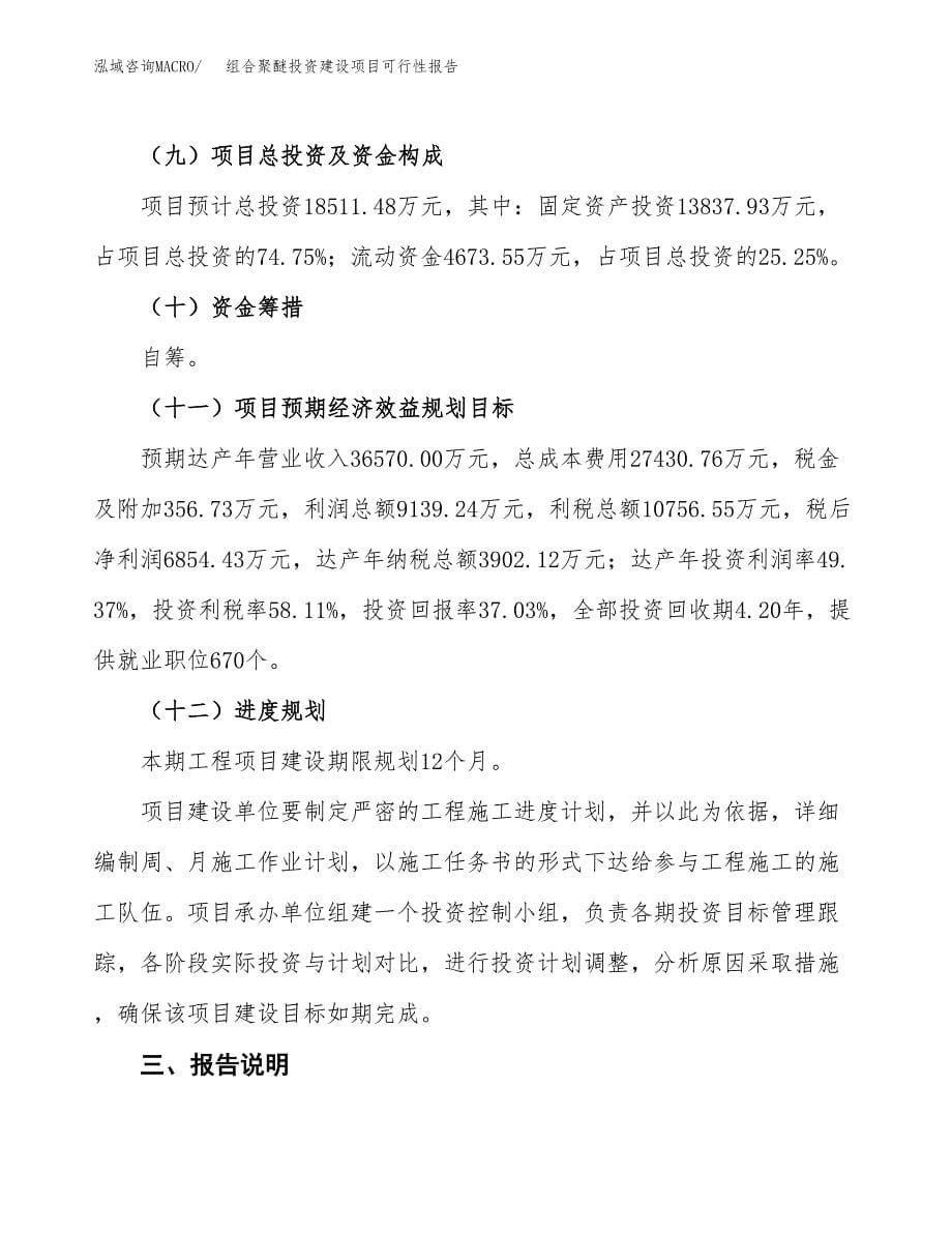 关于组合聚醚投资建设项目可行性报告（立项申请）.docx_第5页