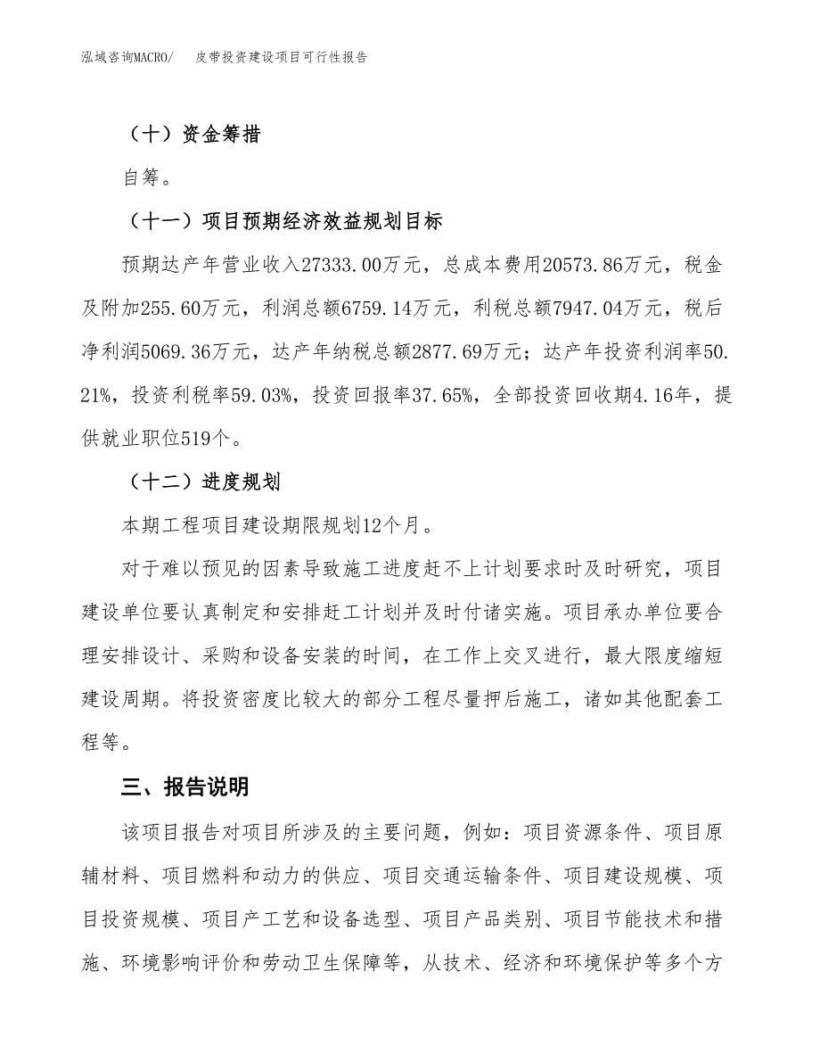 关于皮带投资建设项目可行性报告（立项申请）.docx_第5页