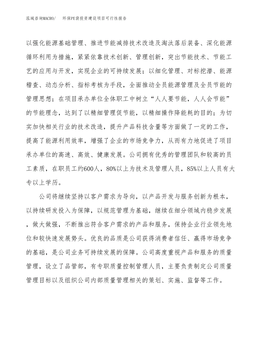 关于环保PE袋投资建设项目可行性报告（立项申请）.docx_第2页