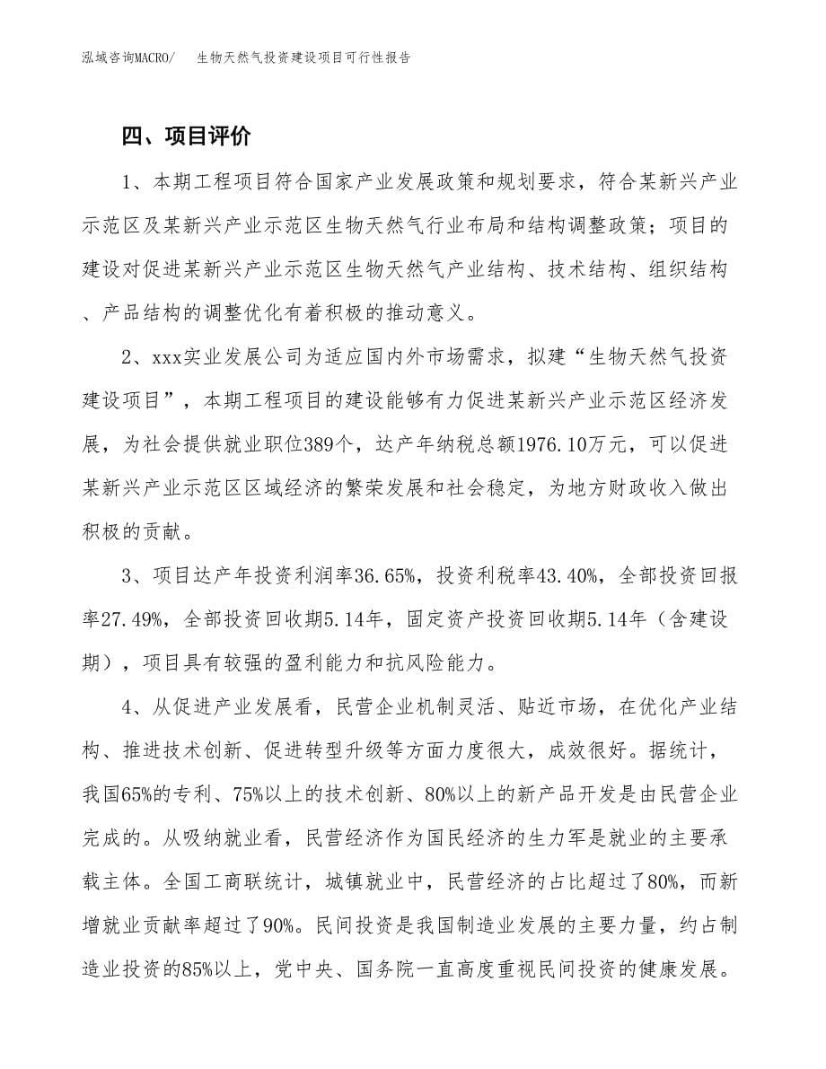 关于生物天然气投资建设项目可行性报告（立项申请）.docx_第5页