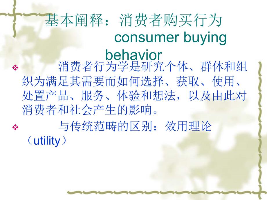 MBA消费者行为学的研究模型_第3页