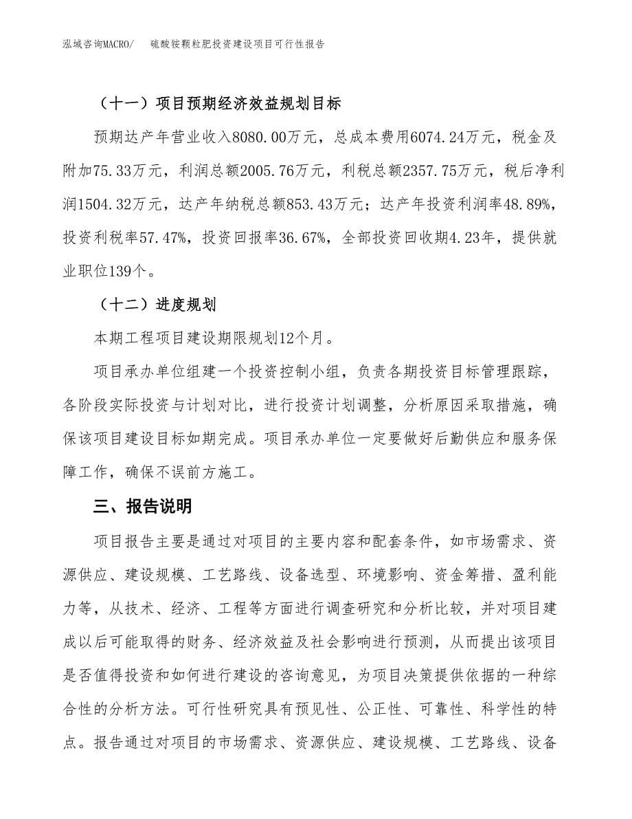 关于硫酸铵颗粒肥投资建设项目可行性报告（立项申请）.docx_第5页