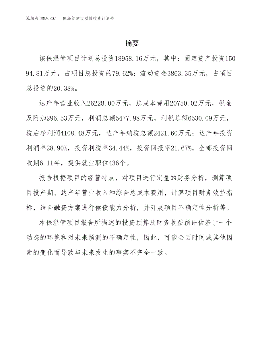 保温管建设项目投资计划书(汇报材料).docx_第2页