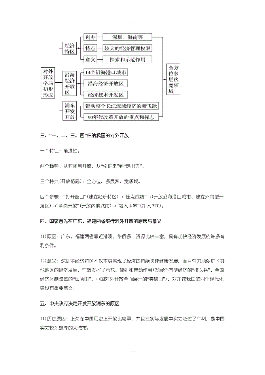 人教版高中历史必修2教案 第13课 对外开放格局的初步形成-含解析_第2页