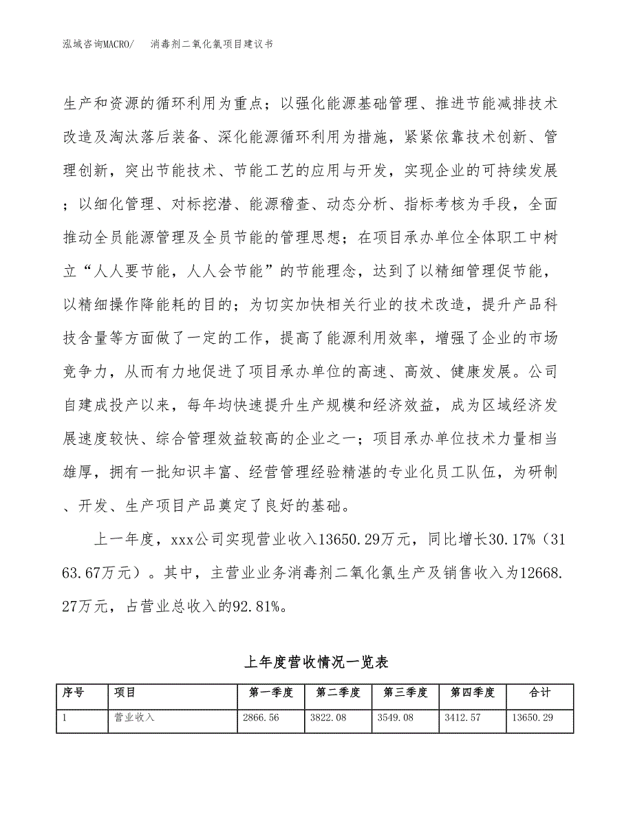 消毒剂二氧化氯项目建议书(项目汇报及实施方案范文).docx_第2页