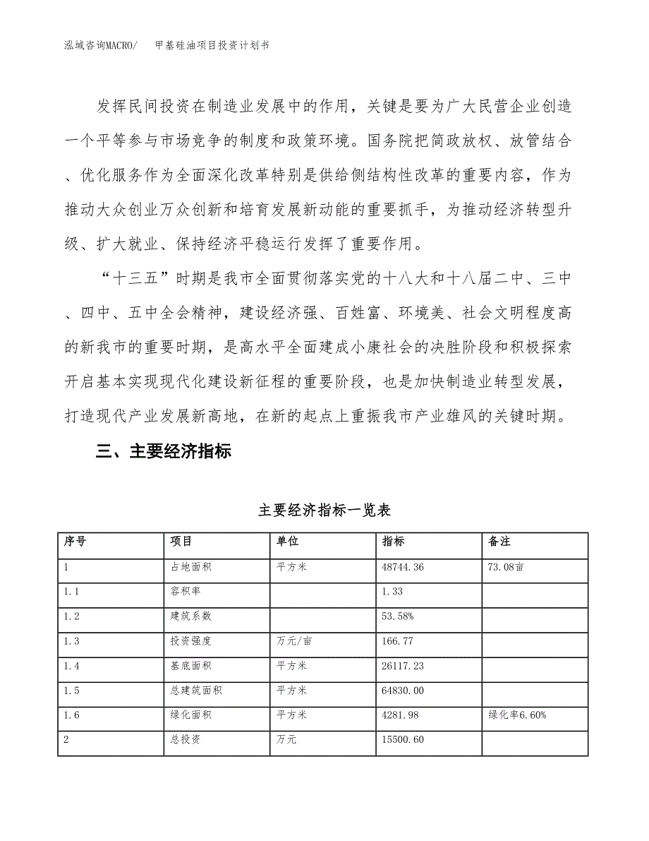 甲基硅油项目投资计划书(建设方案及投资估算分析).docx_第4页