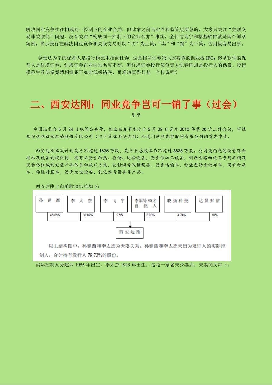 IPO专题之一：同业竞争与关联交易(全)_第5页