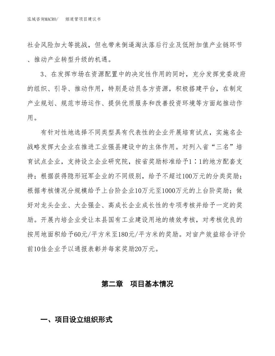 烟道管项目建议书(项目汇报及实施方案范文).docx_第5页