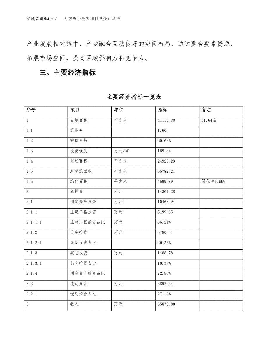 无纺布手提袋项目投资计划书(建设方案及投资估算分析).docx_第5页