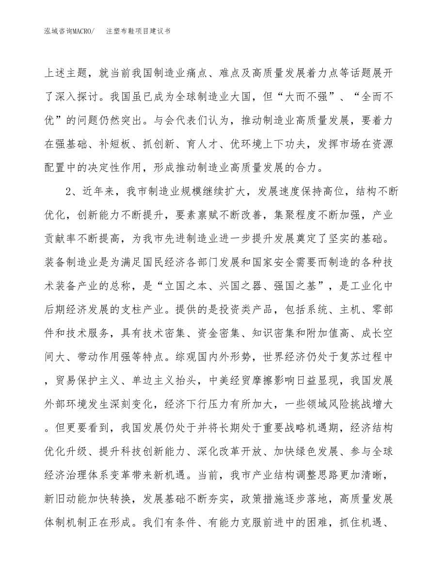 注塑布鞋项目建议书(项目汇报及实施方案范文).docx_第5页