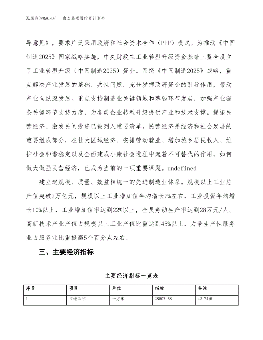 白炭黑项目投资计划书(建设方案及投资估算分析).docx_第4页