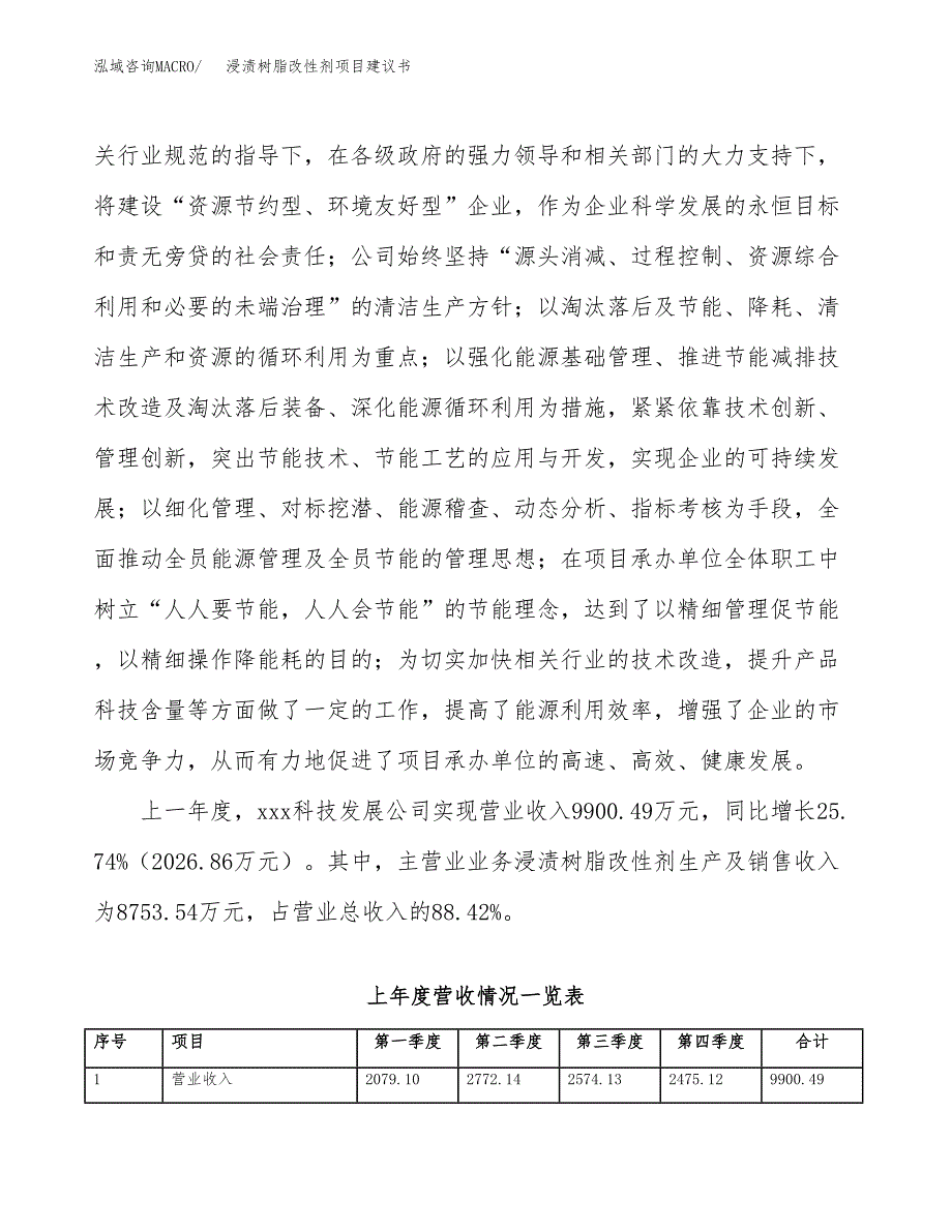 浸渍树脂改性剂项目建议书(项目汇报及实施方案范文).docx_第2页