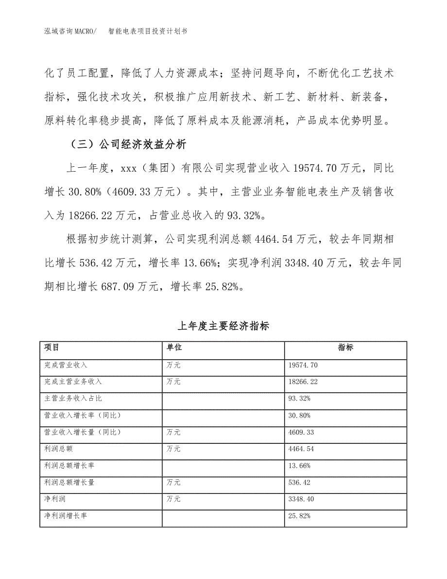 智能电表项目投资计划书模板及参考范文 (1)_第5页