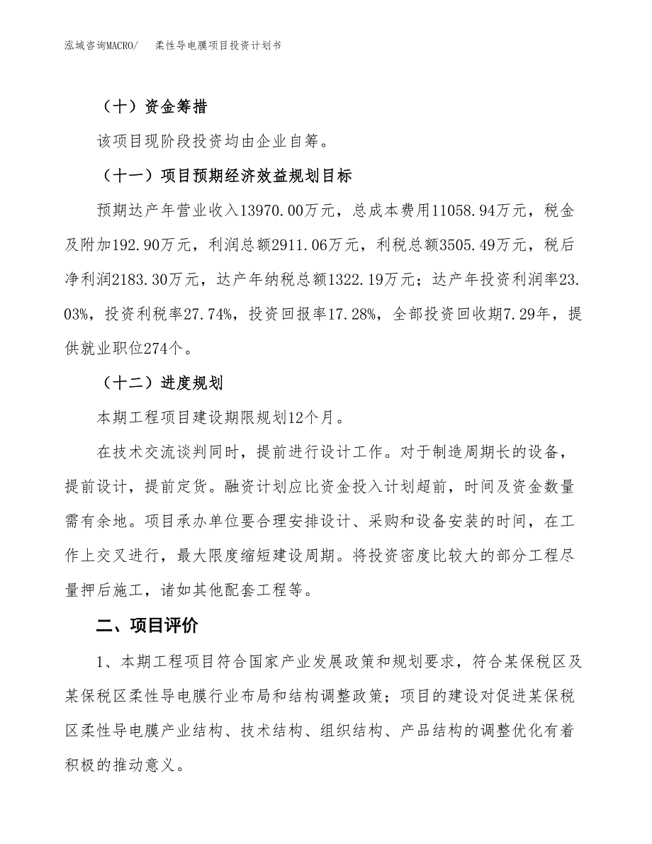 柔性导电膜项目投资计划书(建设方案及投资估算分析).docx_第3页