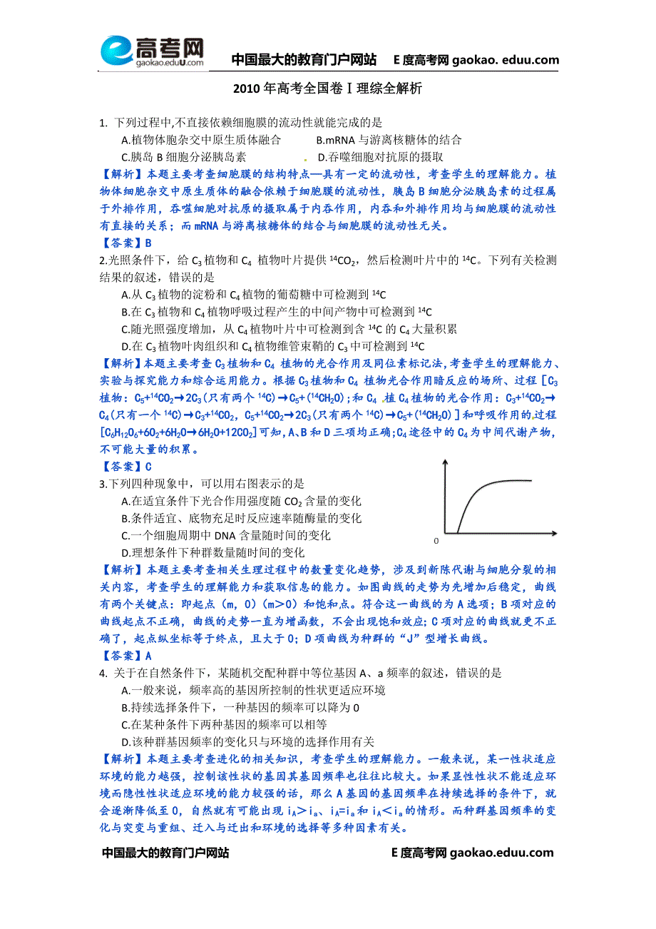 2014年江西高考理综试题_第1页