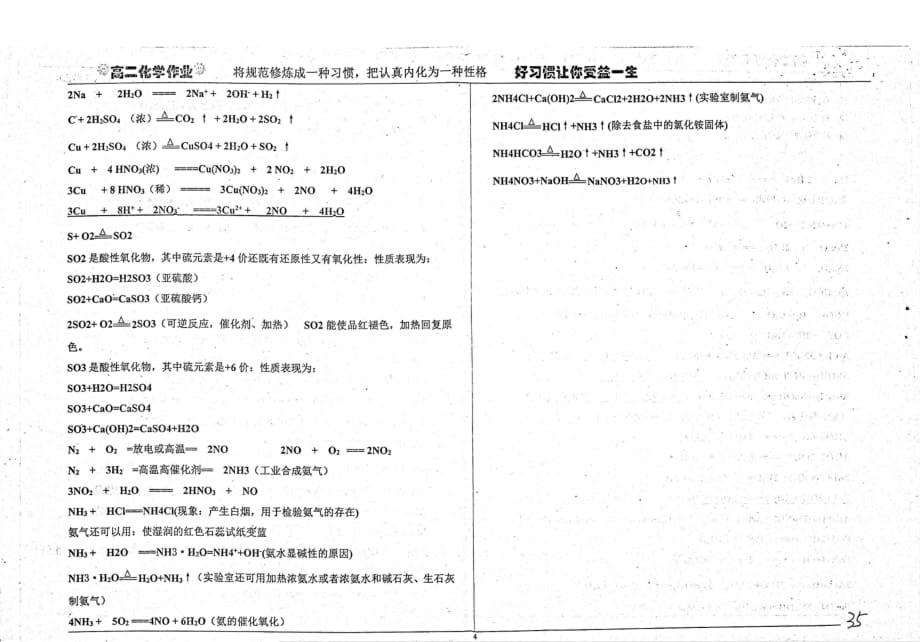 （名优专供）河北省衡水中学高二化学会考知识点汇总_第4页