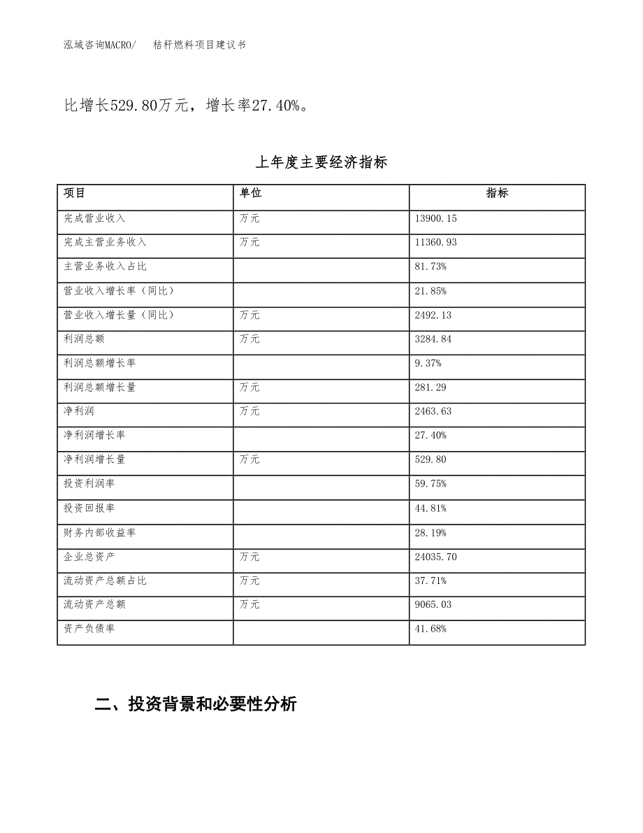 秸秆燃料项目建议书(项目汇报及实施方案范文).docx_第3页