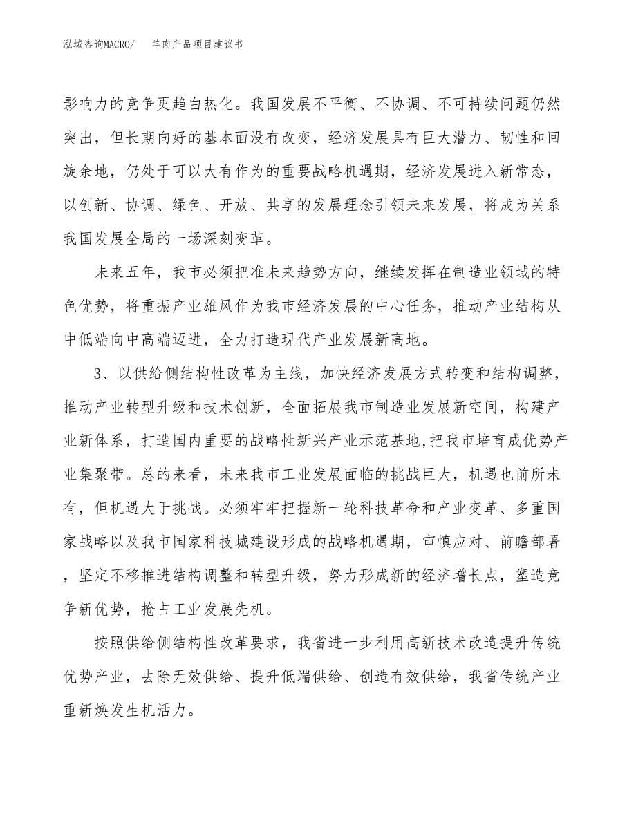 羊肉产品项目建议书(项目汇报及实施方案范文).docx_第5页