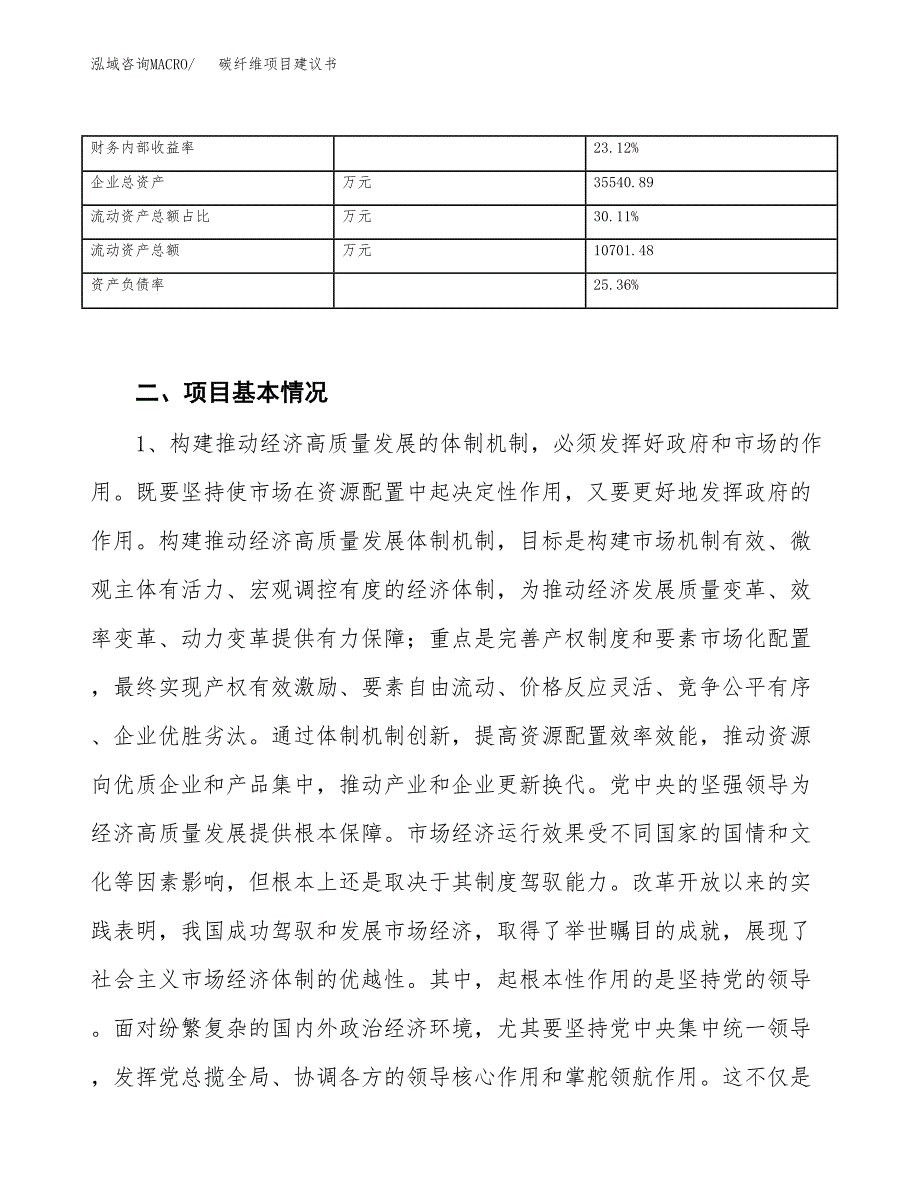 碳纤维项目建议书(项目汇报及实施方案范文).docx_第4页