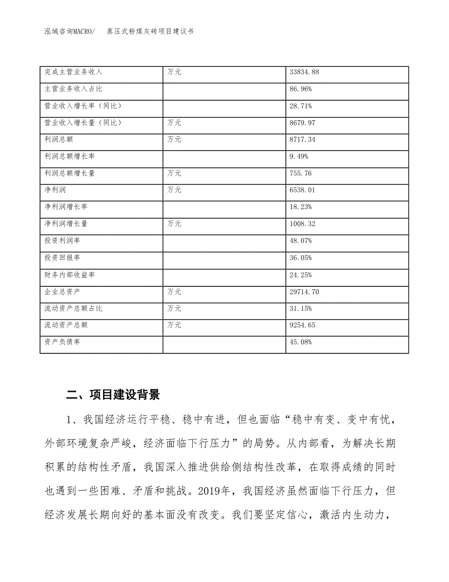 蒸压式粉煤灰砖项目建议书(项目汇报及实施方案范文).docx_第3页