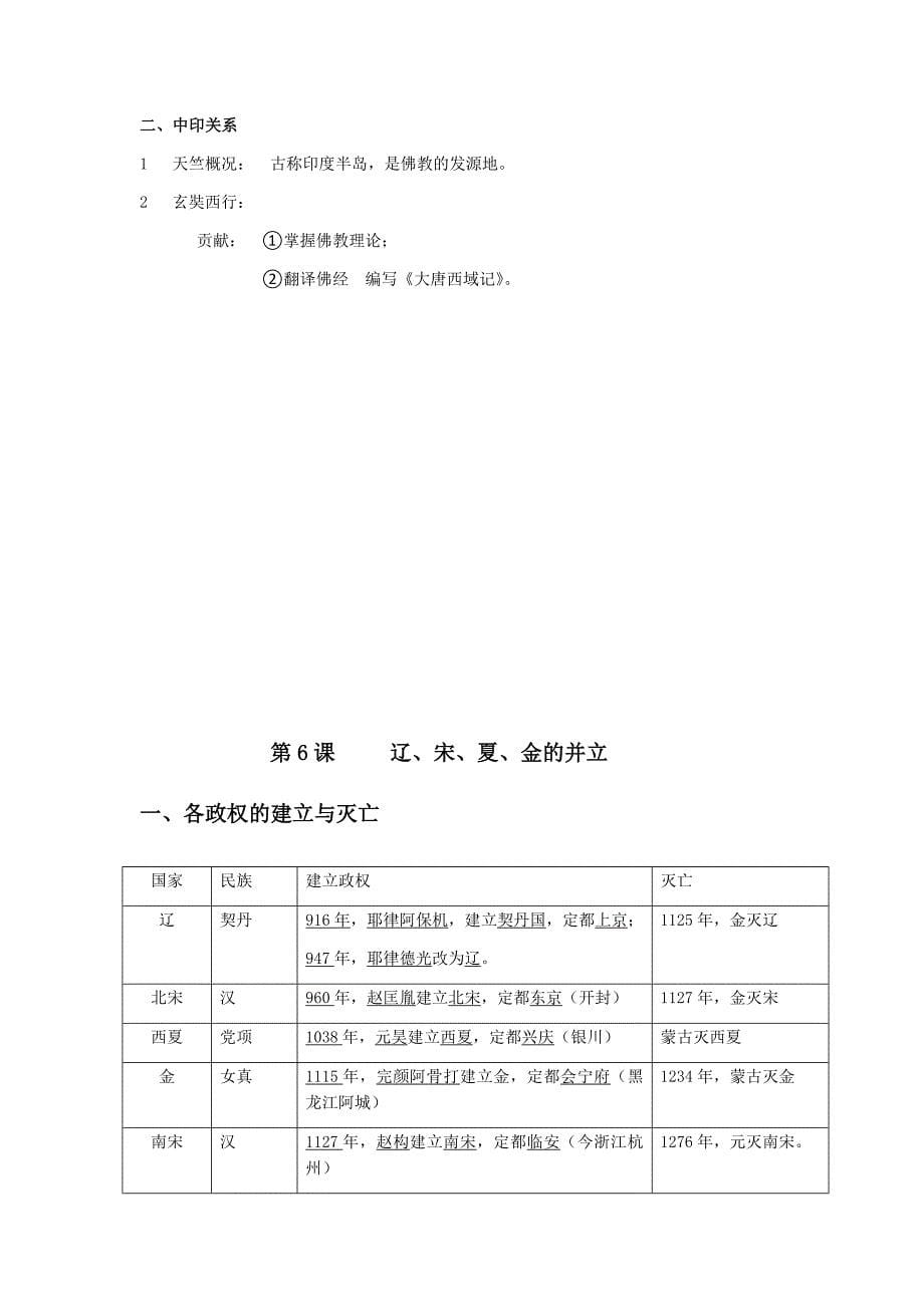 七下历史全册知识点总结_第5页