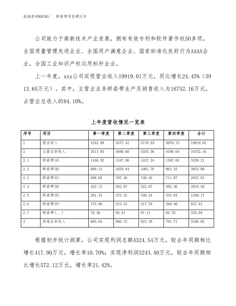 矫姿带项目建议书(项目汇报及实施方案范文).docx_第2页