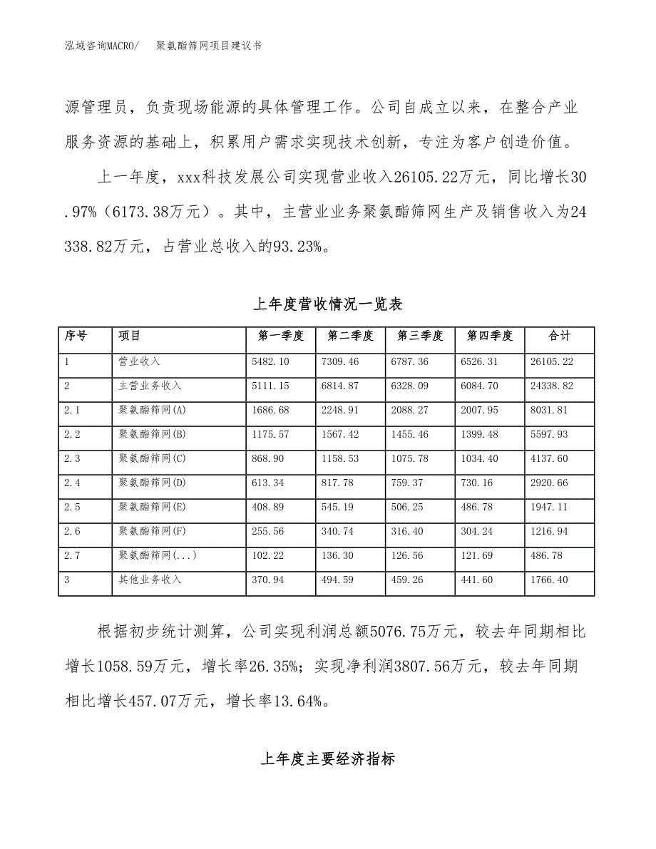 聚氨酯筛网项目建议书(项目汇报及实施方案范文).docx_第2页